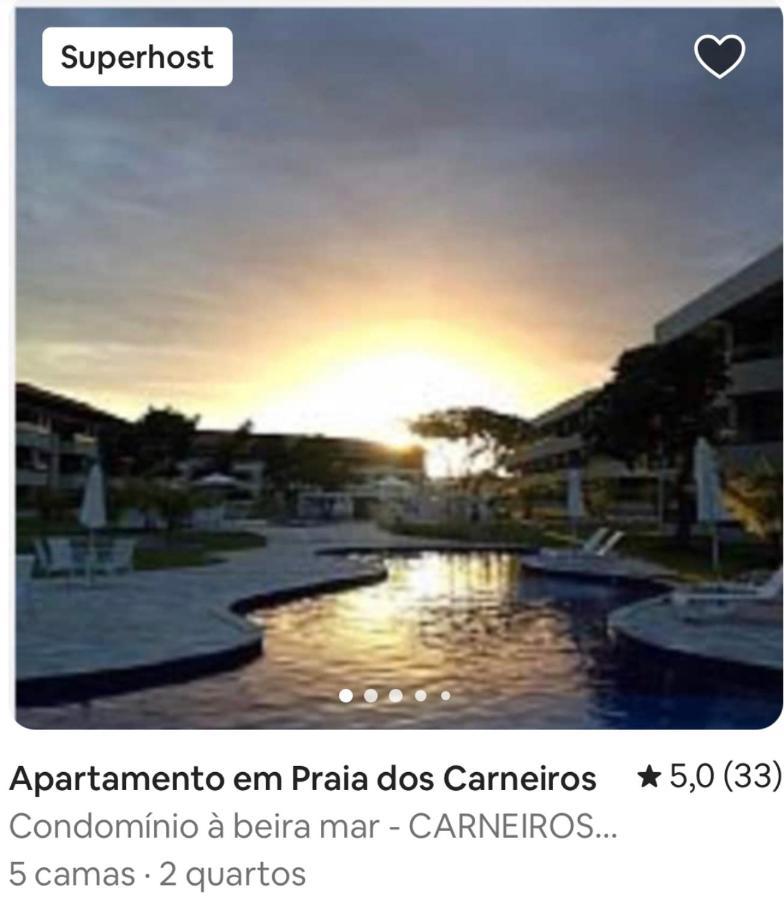 Flat Praia Dos Carneiros - Condominio Na Beira-Mar - Tamandare Bagian luar foto